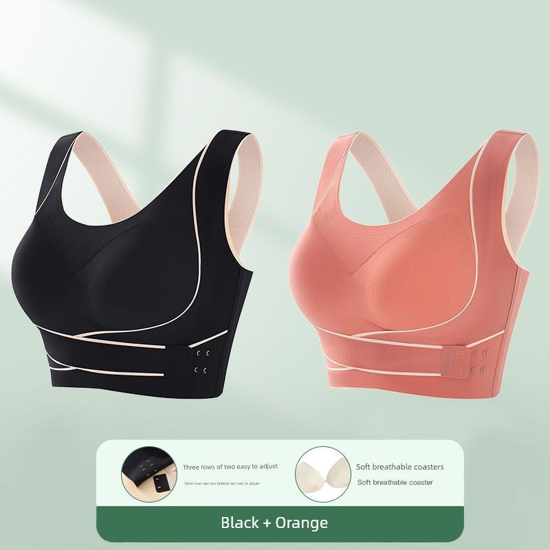 Cat Shop Boys - Small Chest Push up Sports Push - up Yoga Women's Intimates Seamless Beautiful Back Breast Holding Adjustable Wireless Bra