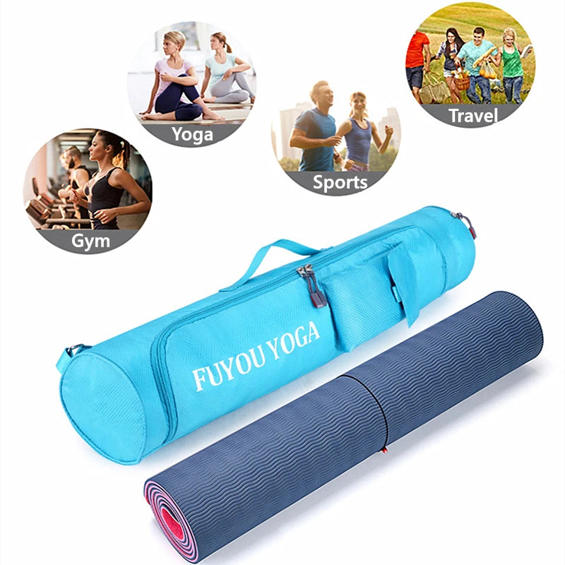 Printed Yoga Bag Yoga Mat Bag Men Women Sports Mat Bag Pilates Mat Backpack Fitness Dance Gym Mat Cover Sports Backpack Hot Sale