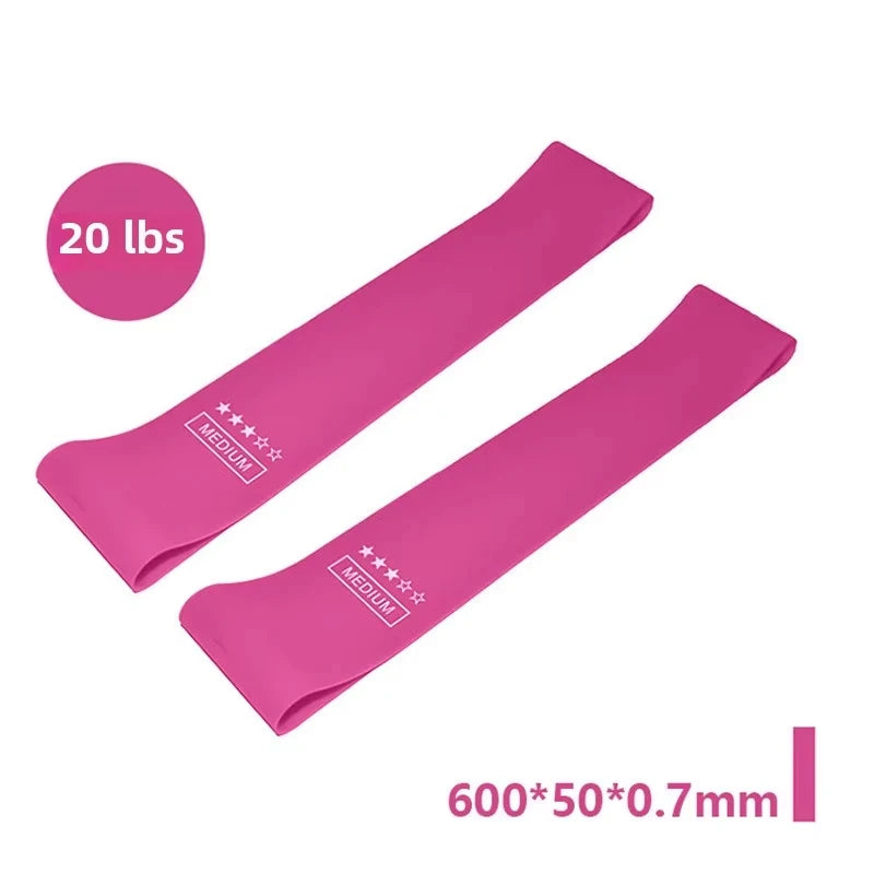 Portable Resistance Band Women'S Squat Hips Tension Bands Gym Yoga Equipment Tension Slim Legs Slim Hands Elastic Circle