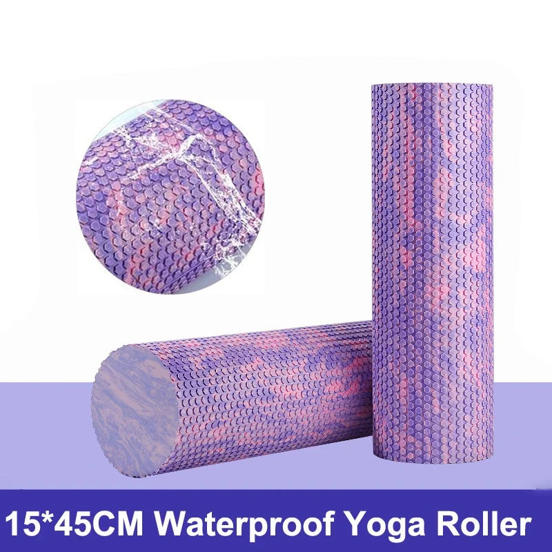 Quality 15*45cm Yoga Column Yoga Block Pilates EVA Foam Roller Massage Roller Muscle Tissue Fitness Gym Yoga Pilates Sports