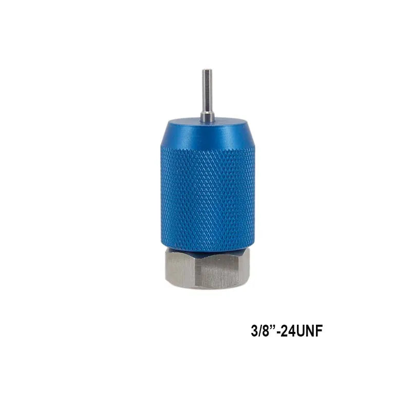 Refillable Co2 Cartridge SS304 3/8-24UNF Thread Co2 Dispensing Accessory for Cocktails, Seltzers, Carbonated Growlers Beer Keg