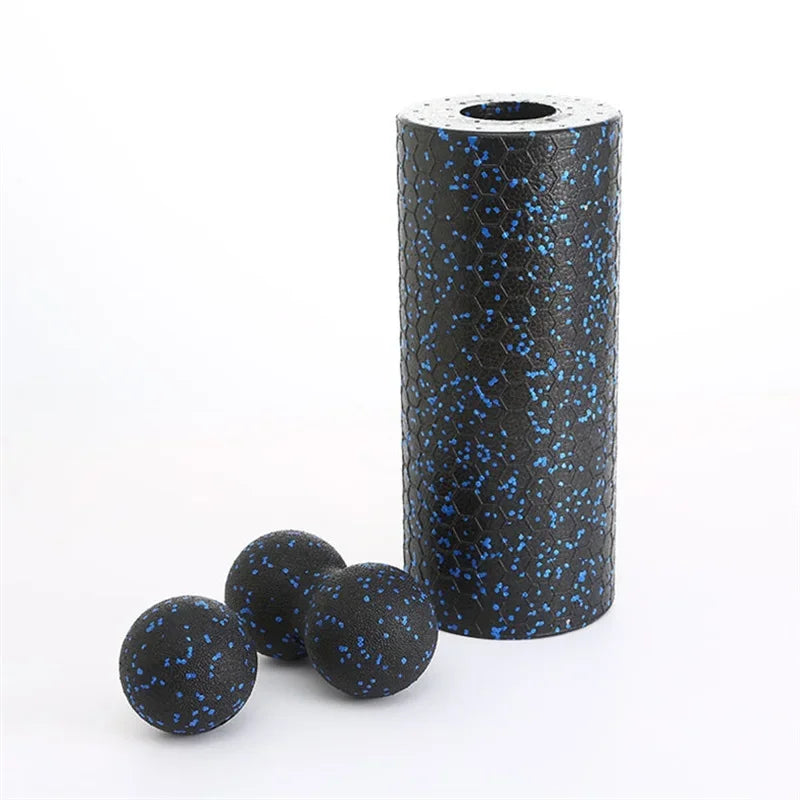 Hollow Yoga Roller Massage Peanut Ball Set EPP Fitness Foam Column For Back Pain Legs Hip Deep Tissue Stretching Muscle Relax