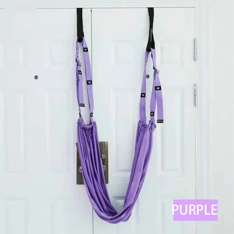 Aerial Yoga Hammock Swing Door Reverse Rope Stretch Belt Flexibility Stretch Leg Stretch Belt Ballet Dance Gymnastics Coach