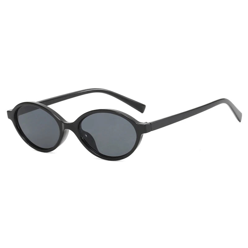 Sexy Small Oval Leopard Sunglasses Women Lovely Ins No Makeup Plain Glasses Frame Men Eyewear Cute Decorative Computer Glasses