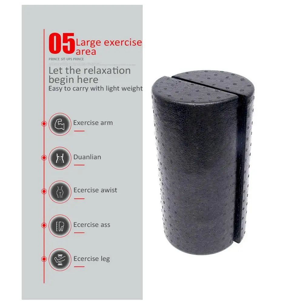 1pc 30cm Half Round EVA Foam Roller For Yoga Pilates Sport Fitness Equipment Balance Pad Yoga Blocks With Massage Floating Point