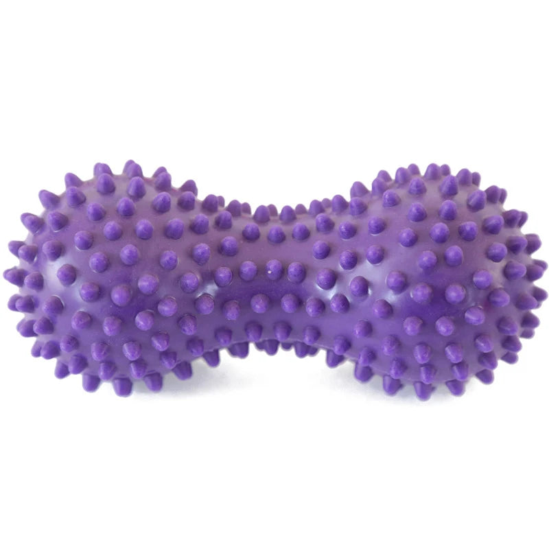 PVC Peanut Needle Ball Massage Point Grip Ball Tip Nail Fascia Yoga Ball Fitness Ball Inflatable Hedgehog Ball 1PC