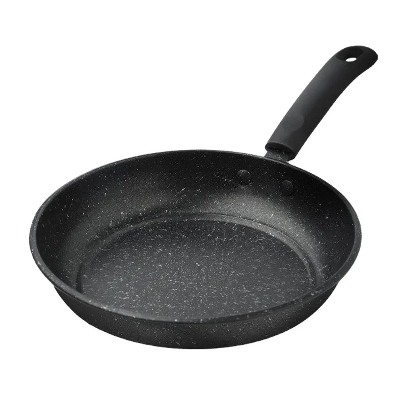 Durable Stone Frying Pan19/21/23/25cm Wok Non-stick Pan Skillet Cauldron Induction Cooker Pans Pancake Egg Gas Stove Home