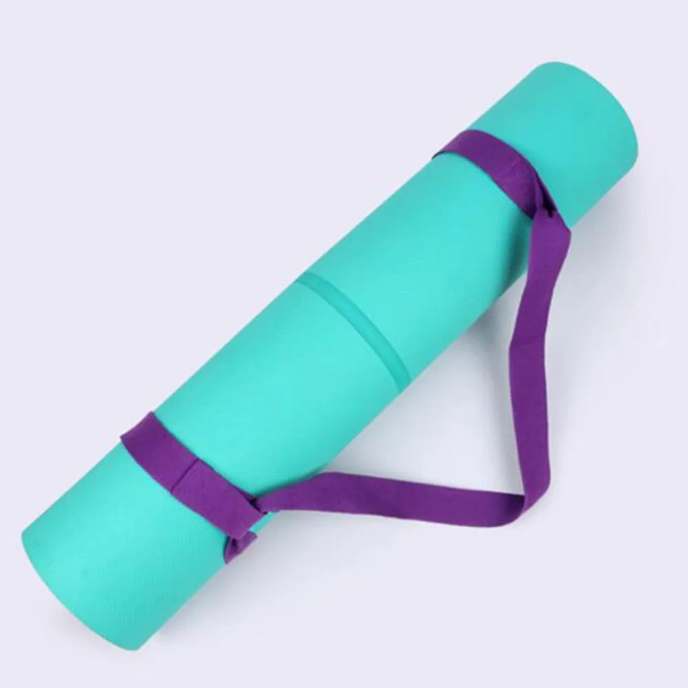 Adjustable Yoga Mat Belts Yoga Mat Shoulder Carrier Yoga Straps Exercise Stretch Yoga Belts Fitness Gym Sports Rope 165cm*3.8cm