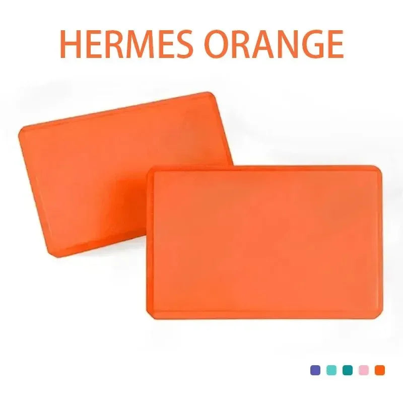 1pc High Density Yoga Foam Blocks Non-slip Solid Color Yoga Balance Fitness Dance Supplies For Yoga Pilates And Meditation