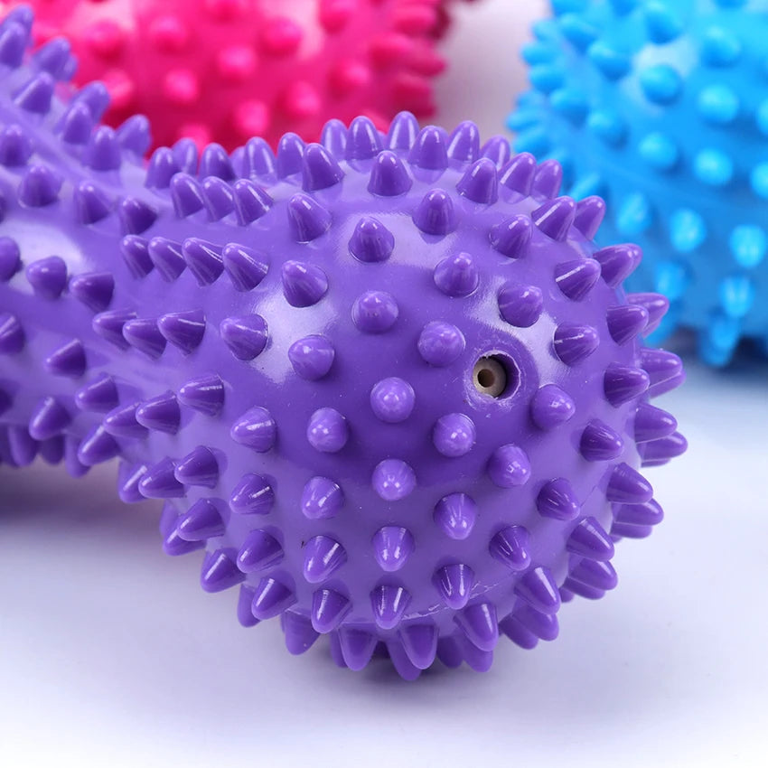 PVC Peanut Needle Ball Massage Point Grip Ball Tip Nail Fascia Yoga Ball Fitness Ball Inflatable Hedgehog Ball 1PC