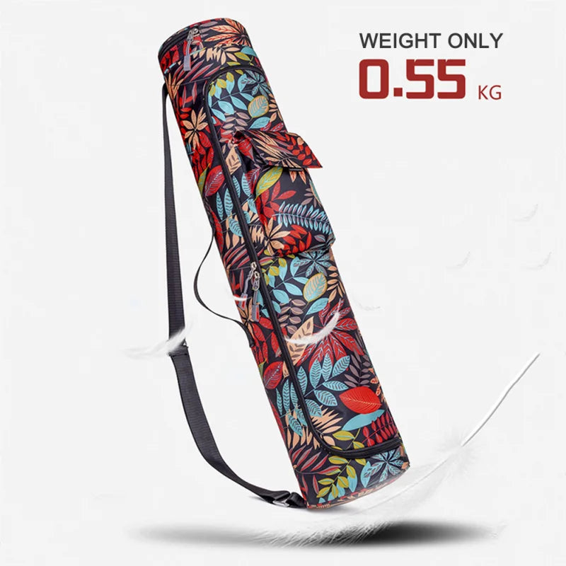 Printed Yoga Bag Yoga Mat Bag Men Women Sports Mat Bag Pilates Mat Backpack Fitness Dance Gym Mat Cover Sports Backpack Hot Sale