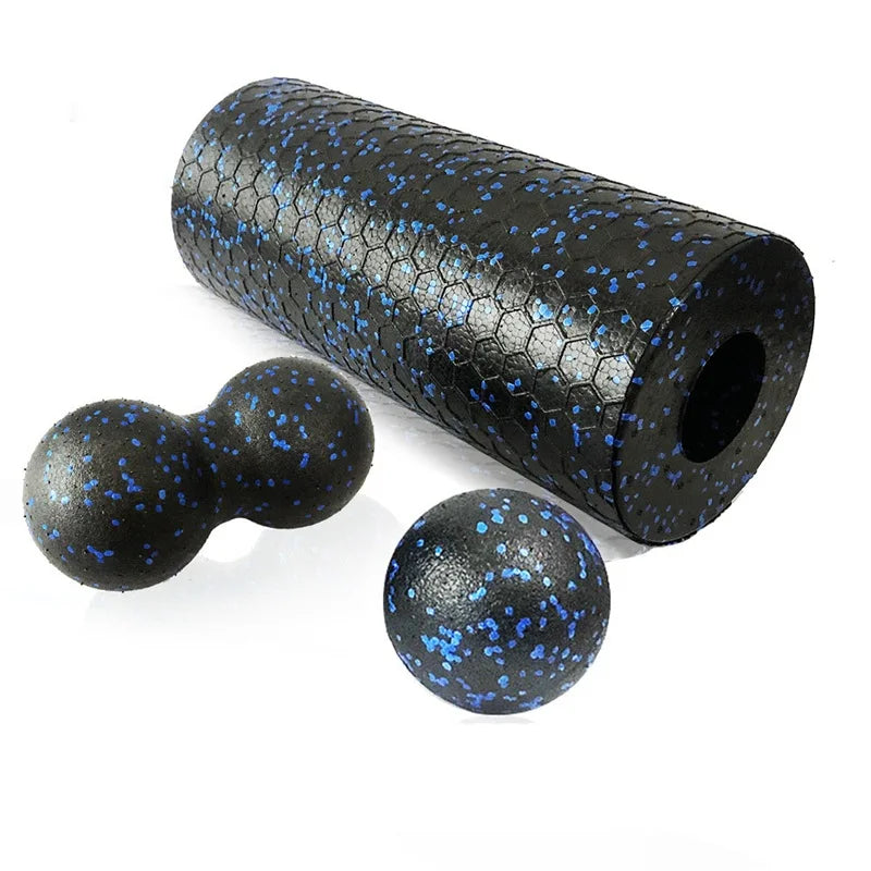 Hollow Yoga Roller Massage Peanut Ball Set EPP Fitness Foam Column For Back Pain Legs Hip Deep Tissue Stretching Muscle Relax