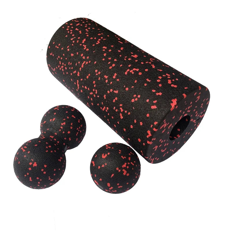 Hollow Yoga Roller Massage Peanut Ball Set EPP Fitness Foam Column For Back Pain Legs Hip Deep Tissue Stretching Muscle Relax