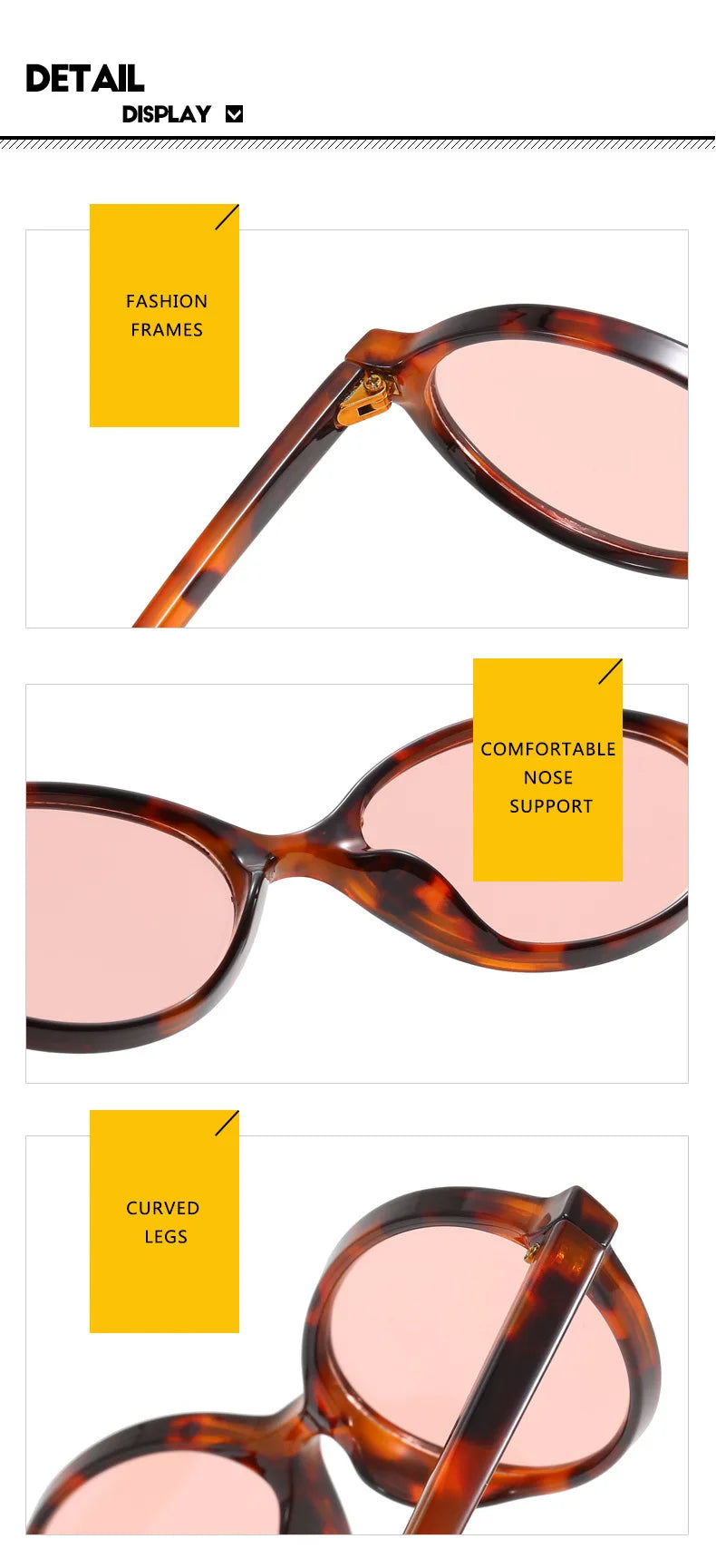 Sexy Small Oval Leopard Sunglasses Women Lovely Ins No Makeup Plain Glasses Frame Men Eyewear Cute Decorative Computer Glasses