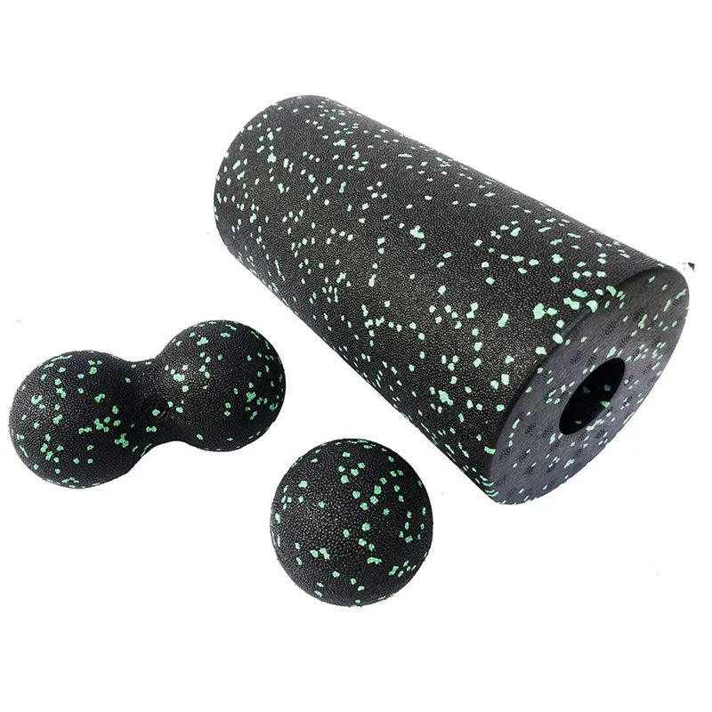 Hollow Yoga Roller Massage Peanut Ball Set EPP Fitness Foam Column For Back Pain Legs Hip Deep Tissue Stretching Muscle Relax