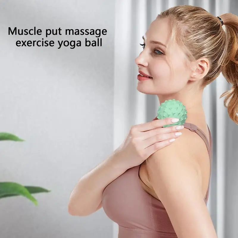 Massage Ball Yoga Massage Roller Relieving Muscle Tension Pressure Massaging Balls Fit For Trigger Point Treat Exercise Yoga