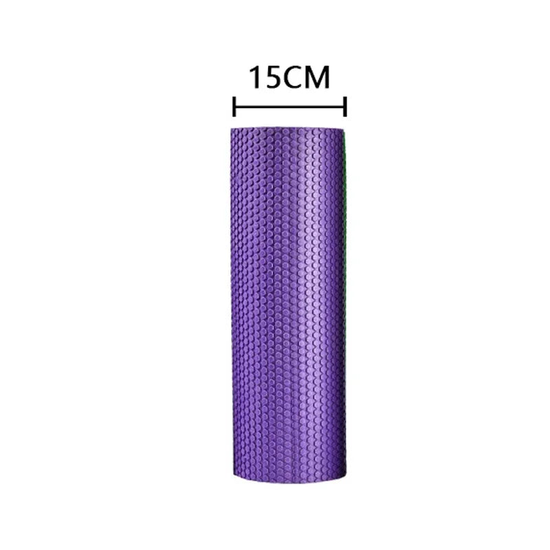 Quality 15*45cm Yoga Column Yoga Block Pilates EVA Foam Roller Massage Roller Muscle Tissue Fitness Gym Yoga Pilates Sports