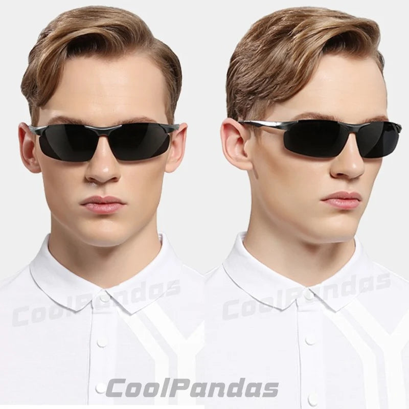 Cat Shop Boys - Aluminum HD Polarized Photochromic Sunglasses Men Driving Sun Glasses Male Outdoor Sport Eyewear Anti - UV oculos de sol masculino