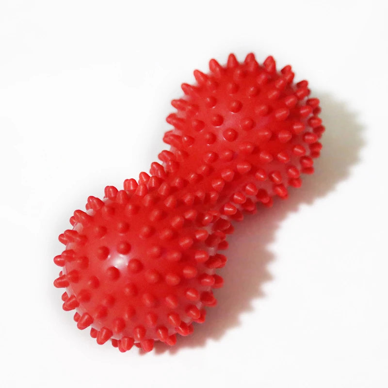 PVC Peanut Needle Ball Massage Point Grip Ball Tip Nail Fascia Yoga Ball Fitness Ball Inflatable Hedgehog Ball 1PC