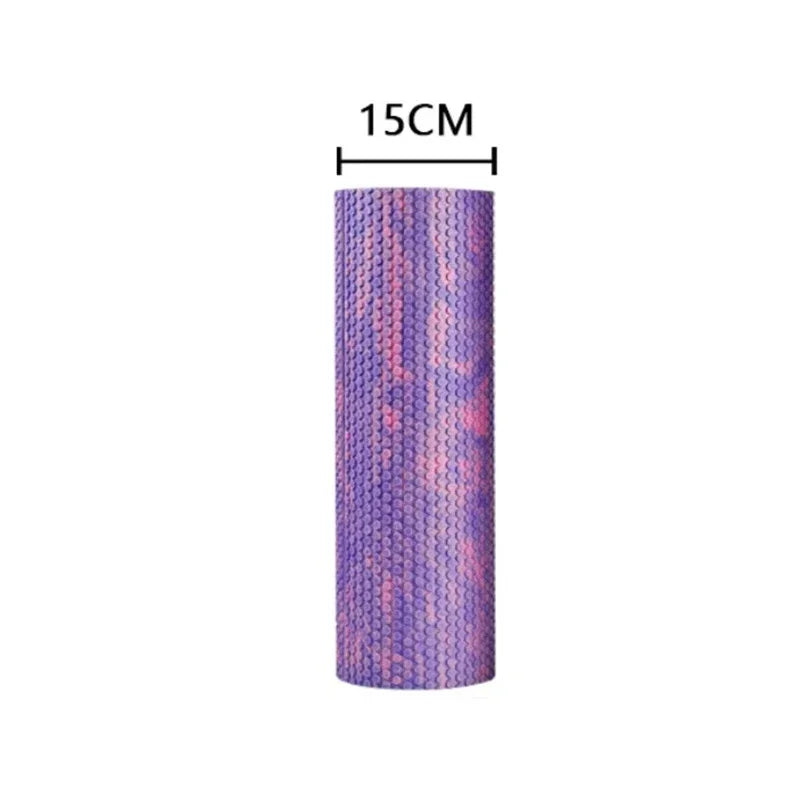 Quality 15*45cm Yoga Column Yoga Block Pilates EVA Foam Roller Massage Roller Muscle Tissue Fitness Gym Yoga Pilates Sports