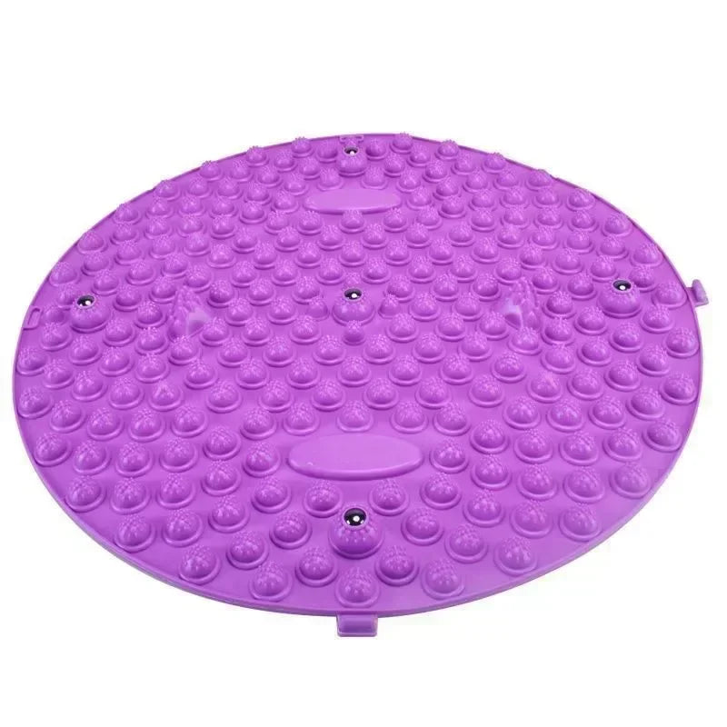 Foot Yoga Massage Acupressure Board Mat Muscle Relaxation Round Exercise Mat Fitness Foot Training Acupuncture Physiotherapy