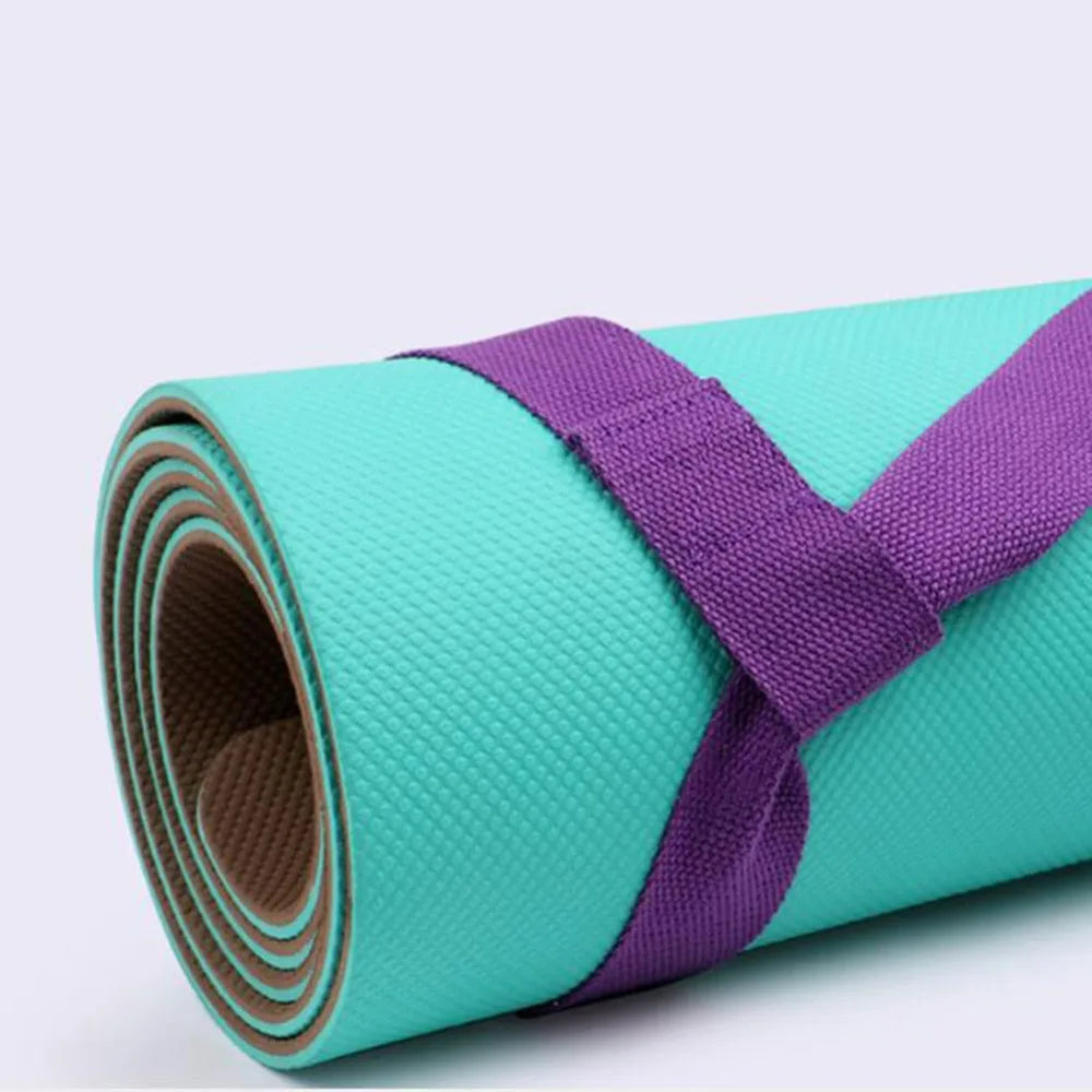 Adjustable Yoga Mat Belts Yoga Mat Shoulder Carrier Yoga Straps Exercise Stretch Yoga Belts Fitness Gym Sports Rope 165cm*3.8cm