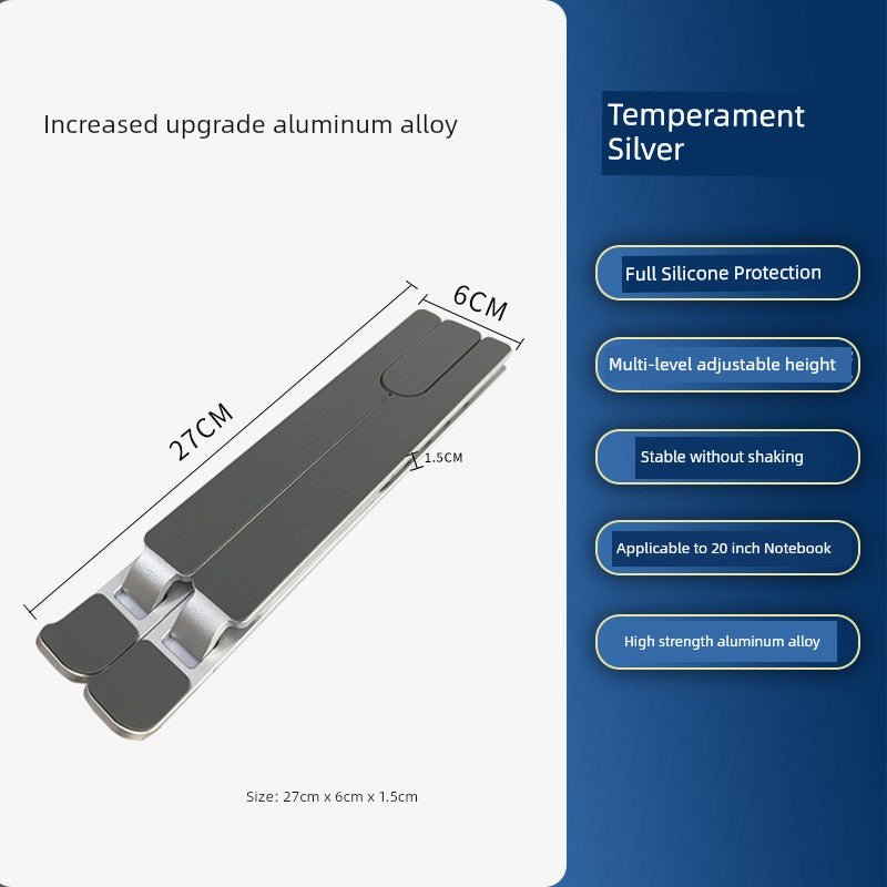 Cat Shop Boys - Adjustable Laptop Stand – Folding Aluminum Alloy Cooling Bracket