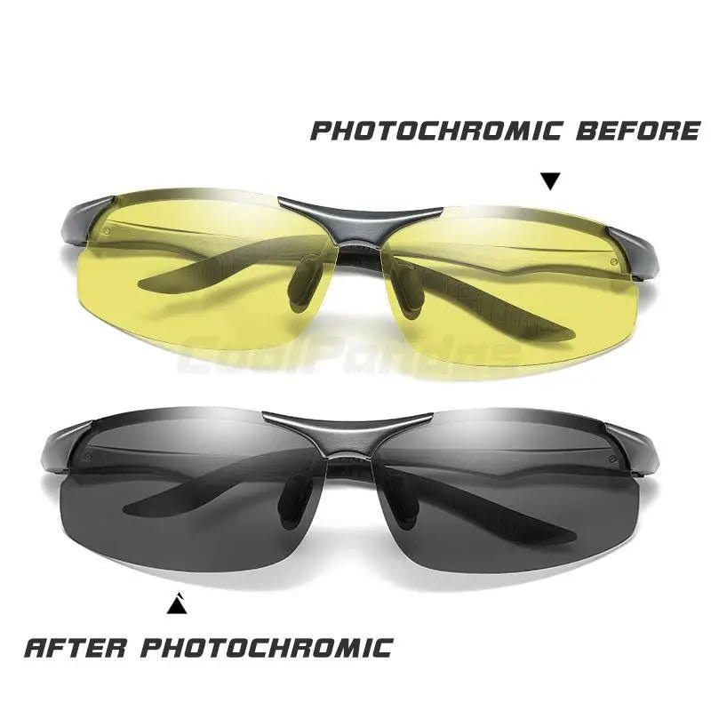 Cat Shop Boys - Aluminum HD Polarized Photochromic Sunglasses Men Driving Sun Glasses Male Outdoor Sport Eyewear Anti - UV oculos de sol masculino