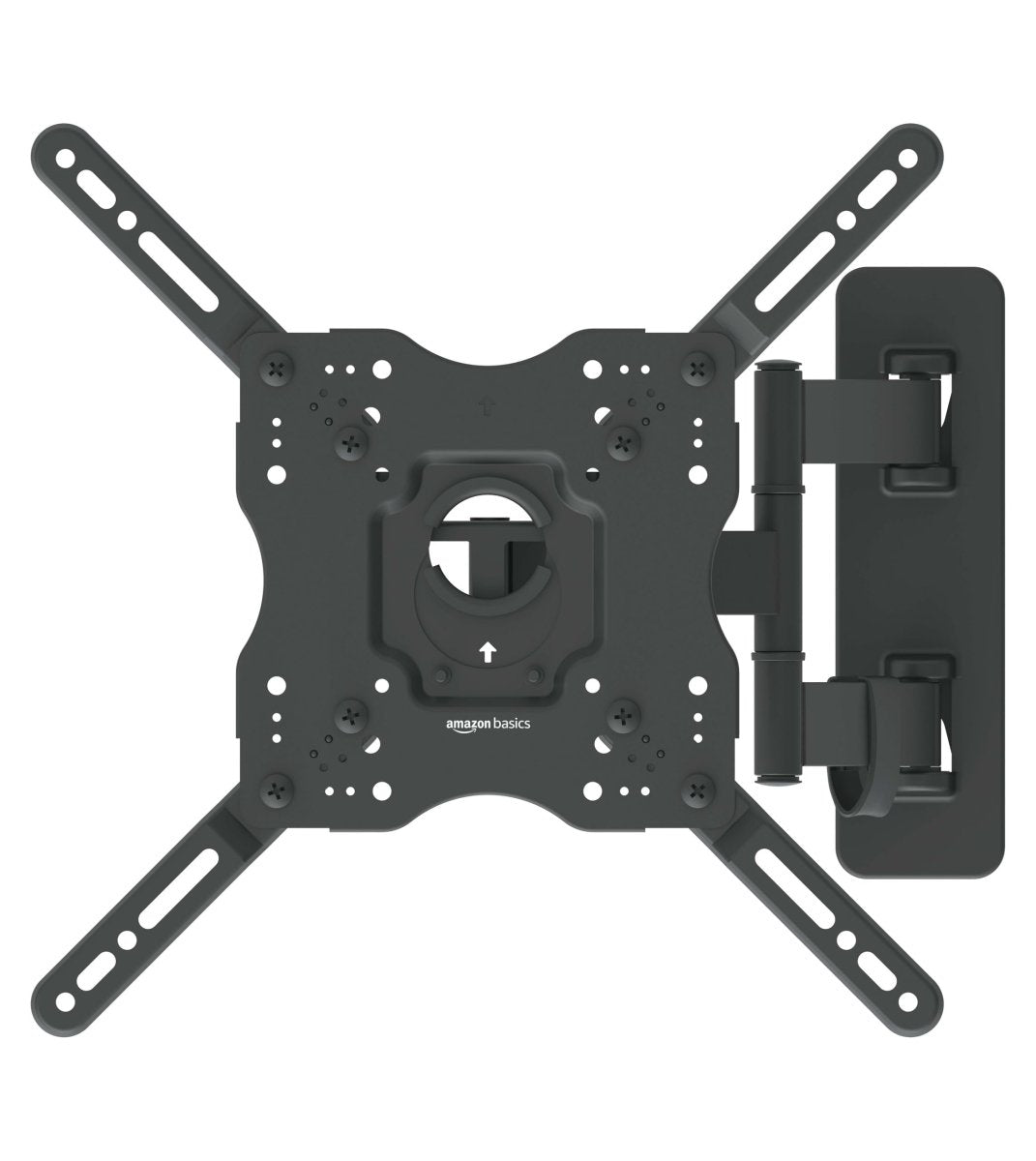 Cat Shop Boys - Amazon Basics Full Motion Articulating TV Wall Mount, with Swivel and Tilt, for 26" to 55" TVs and Flat Panels up to 80 Lbs, VESA Compatible, Black