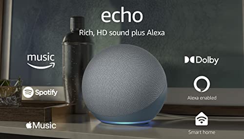 Cat Shop Boys - Amazon Echo (newest model), With premium sound, smart home hub, and Alexa, Twilight Blue