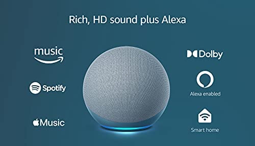 Cat Shop Boys - Amazon Echo (newest model), With premium sound, smart home hub, and Alexa, Twilight Blue