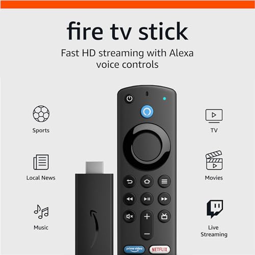 Cat Shop Boys - Amazon Fire TV Stick, sharp picture quality, fast streaming, free & live TV, Alexa Voice Remote with TV controls