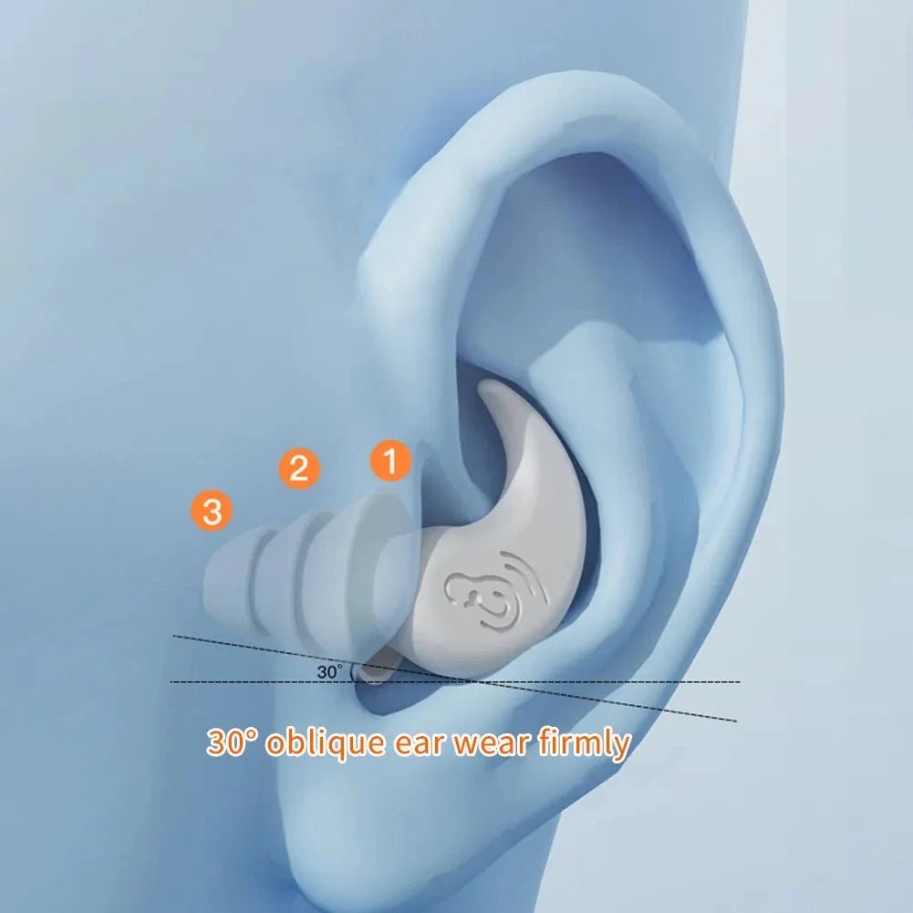 Cat Shop Boys - Anti Noise Silicone Earplug Sleep Noise Reduction Ear Plug Canceling Soundproof Ear Plugs Waterproof Swimming Soft Ear Protector