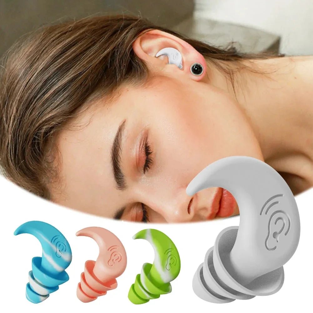 Cat Shop Boys - Anti Noise Silicone Earplug Sleep Noise Reduction Ear Plug Canceling Soundproof Ear Plugs Waterproof Swimming Soft Ear Protector