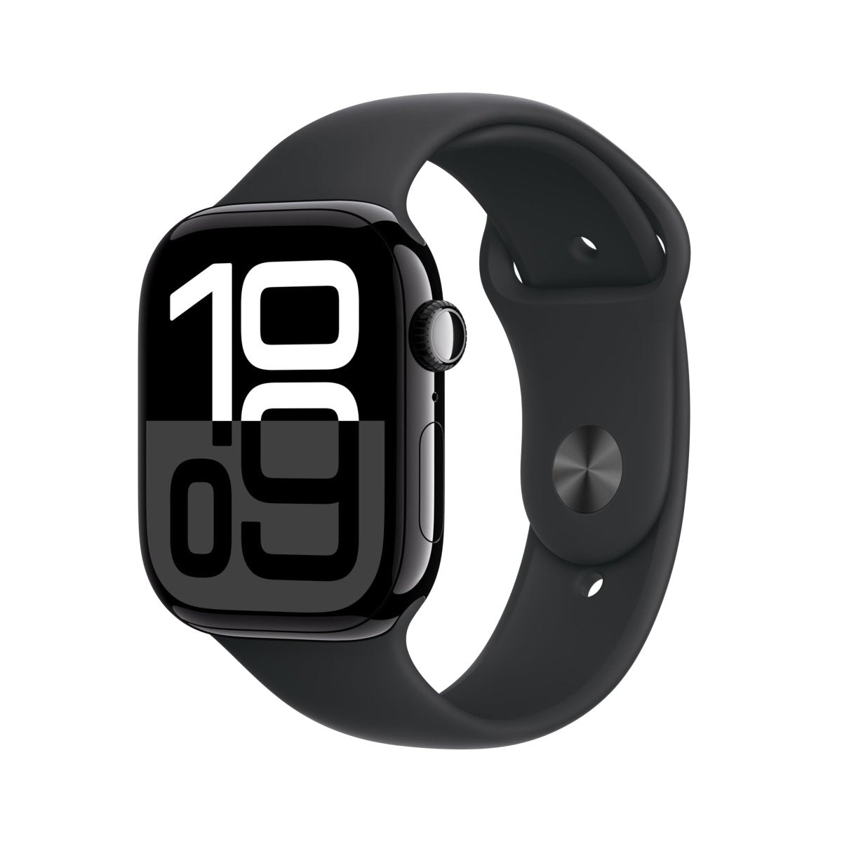 Cat Shop Boys - Apple Watch Series 10 [GPS 46mm case] Smartwatch with Jet Black Aluminium Case with Black Sport Band - M/L. Fitness Tracker, ECG App, Always - On Retina Display, Water Resistant