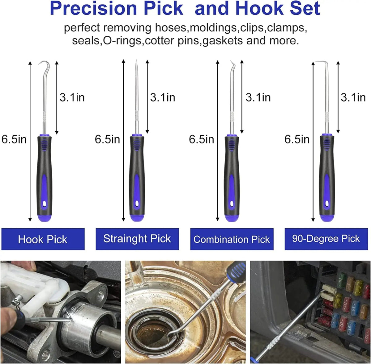 Cat Shop Boys - Auto Interior Disassembly Kit Car Plastic Trim Removal Tool Car Clips Puller Diy Panel Tools For Auto Trim Puller Set