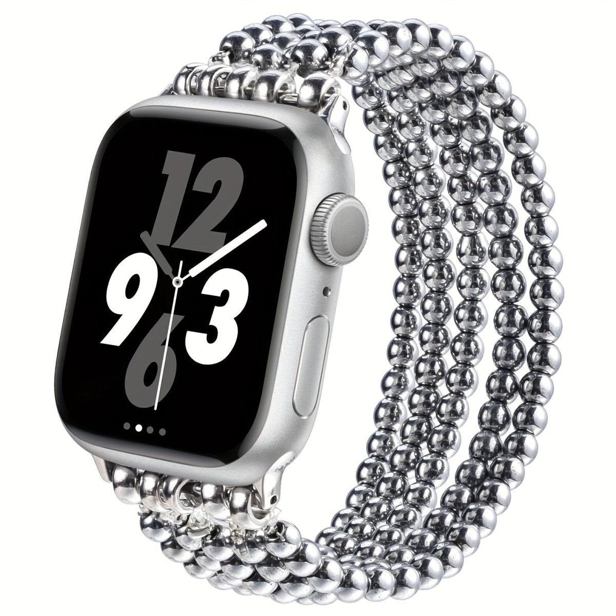 Cat Shop Boys - Band Compatible With Apple Watch 38mm 40mm 41mm 42mm 44mm 45mm Beaded Bracelet Women Girls, Fashion Handmade Elastic Stretch Strap For IWatch Series 9/87/SE/6/5/4/3/2/1 Bands, Boho/ Elegant/ Funky Fashionable Style Bracelet