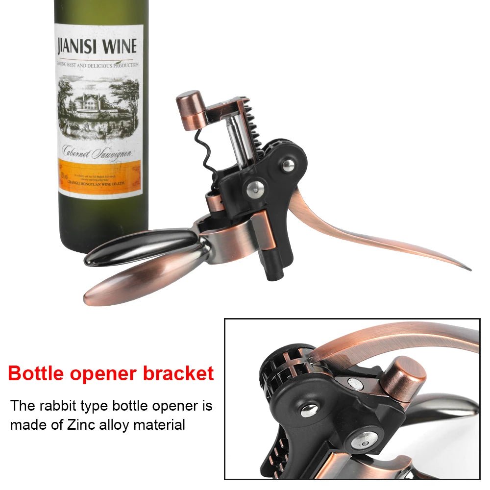 Cat Shop Boys - Bar Lever Corkscrew Zinc Alloy Barware Rabbit - Shaped Wine Opener Bottle Opener