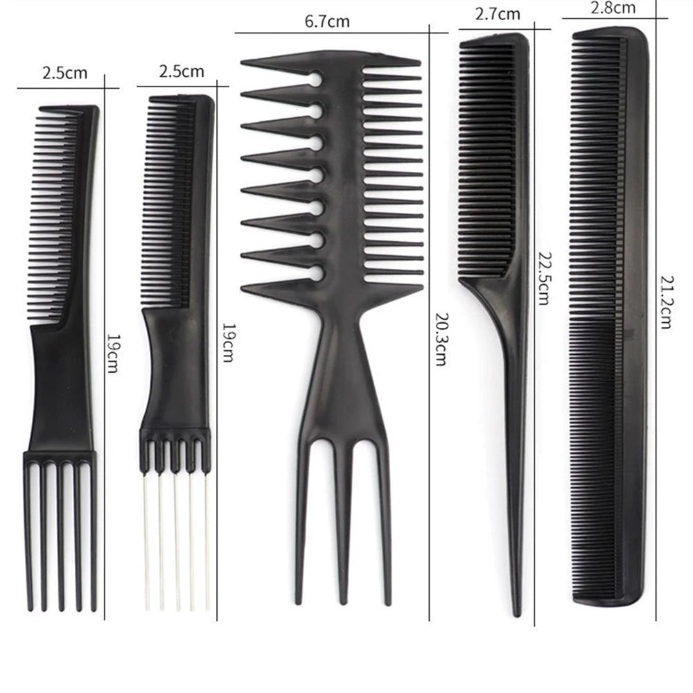 Cat Shop Boys - Barber Hairdressing Combs Multifunction Hair Detangler Comb Anti - static Haircare Hairstyling Tool Set Stylist Accessories