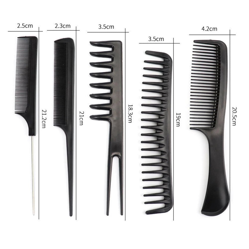 Cat Shop Boys - Barber Hairdressing Combs Multifunction Hair Detangler Comb Anti - static Haircare Hairstyling Tool Set Stylist Accessories