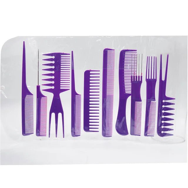 Cat Shop Boys - Barber Hairdressing Combs Multifunction Hair Detangler Comb Anti - static Haircare Hairstyling Tool Set Stylist Accessories