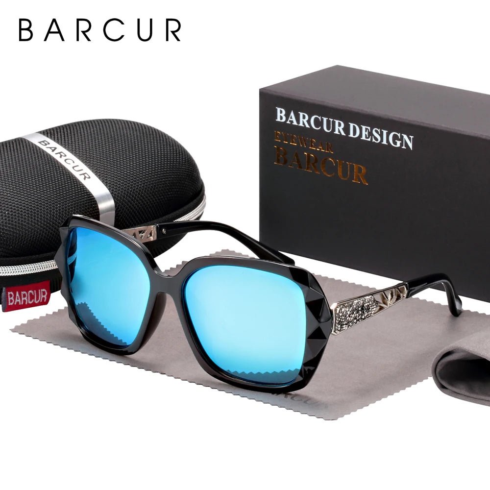 Cat Shop Boys - BARCUR Polarized Sunglasses Women UV400 Lady Fashion Gradient Sun Glasses for Women Eyewear Accessory