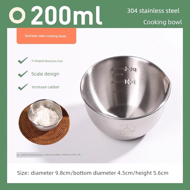 Cat Shop Boys - Beat up the Cream Special Stainless Steel Basin for Baking Dough Silicone