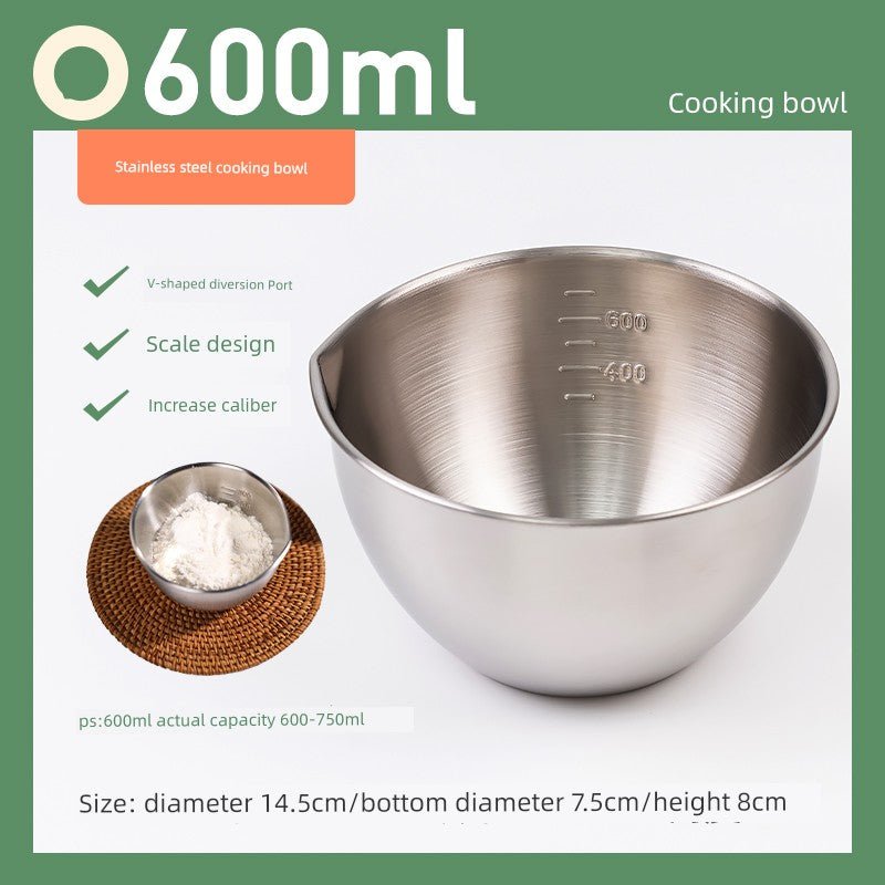 Cat Shop Boys - Beat up the Cream Special Stainless Steel Basin for Baking Dough Silicone