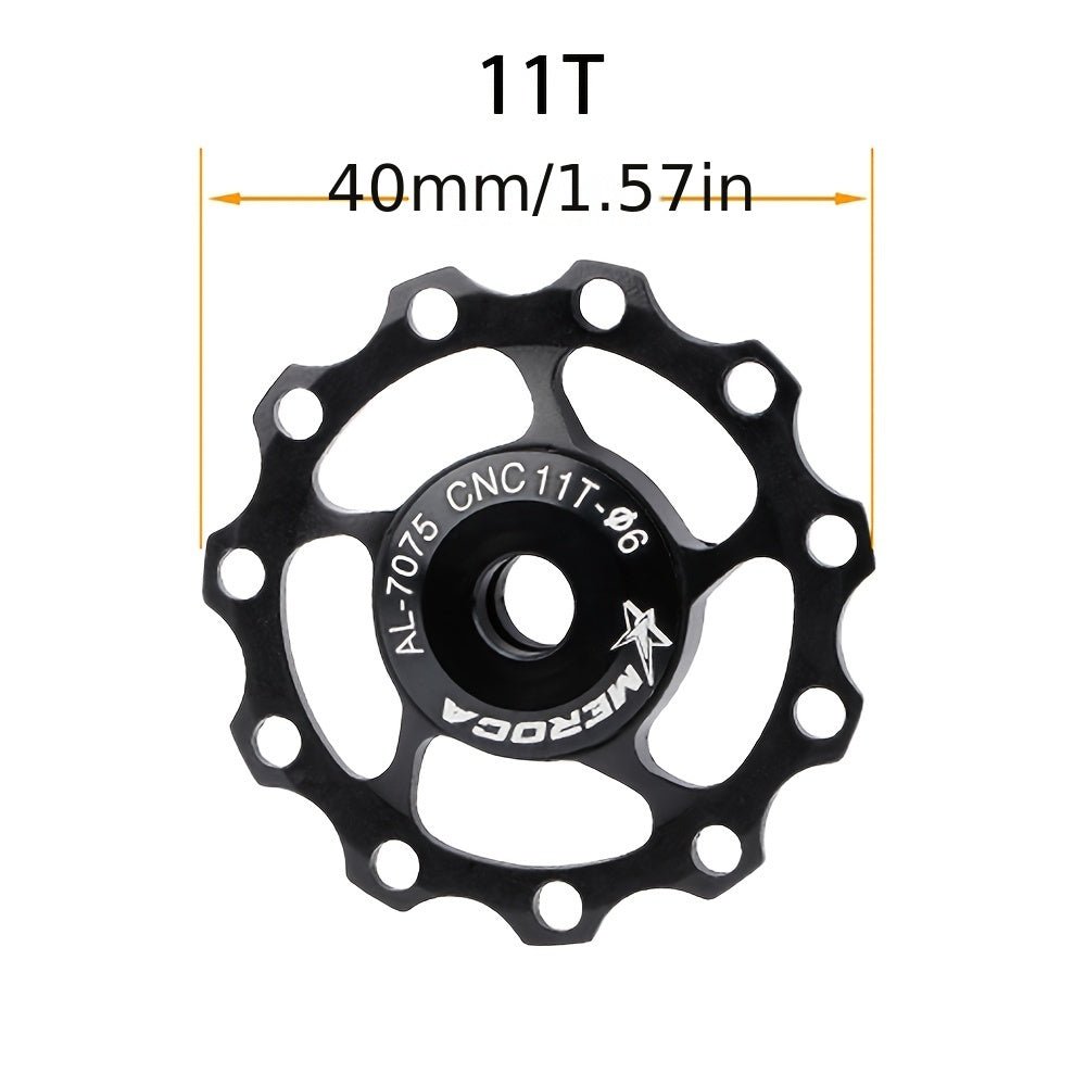 Cat Shop Boys - Bicycle Pulley 11T/13T Mountain Bike Rear Derailleur Pulley Jockey Wheel, Aluminum Alloy Metal Guide Wheel, Suitable For 7/8/9/10 Speed