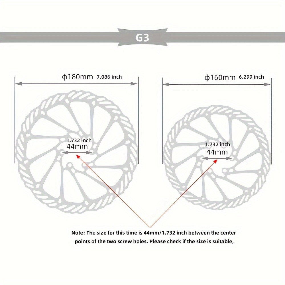 Cat Shop Boys - Bicycle Ultralight Brake Disc 160MM - 180MM MTB Bike Disc Brake Pad Cassette Brake Disc With Screws