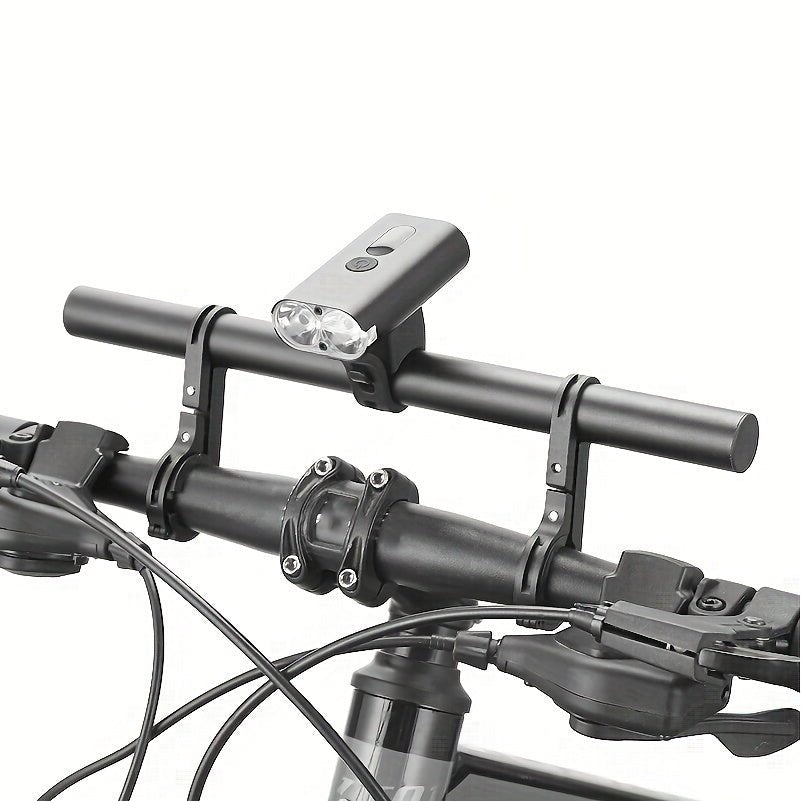 Cat Shop Boys - Bike Bicycle Double Handlebar Extender Extension, Aluminum Alloy Bracket Accessories, For Bike Mounts, Extender Bars, Headlights, Light Lamp, Phone Mount