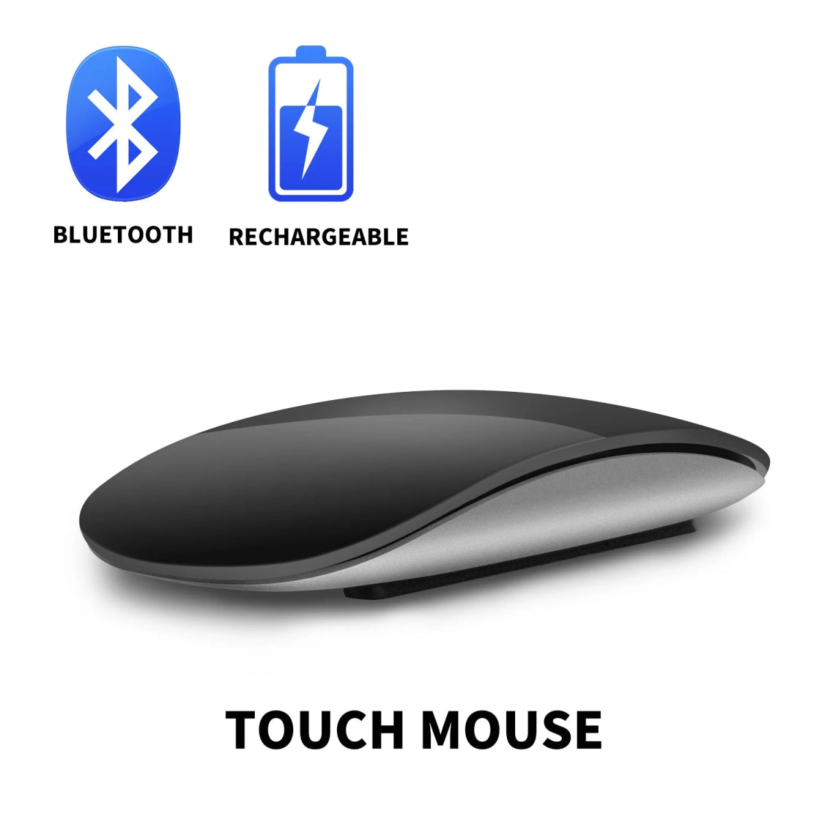 Cat Shop Boys - Bluetooth 4.0 Wireless Mouse Rechargeable Silent Multi Arc Touch Mice Ultra - thin Magic Mouse For Laptop Ipad Mac PC Macbook