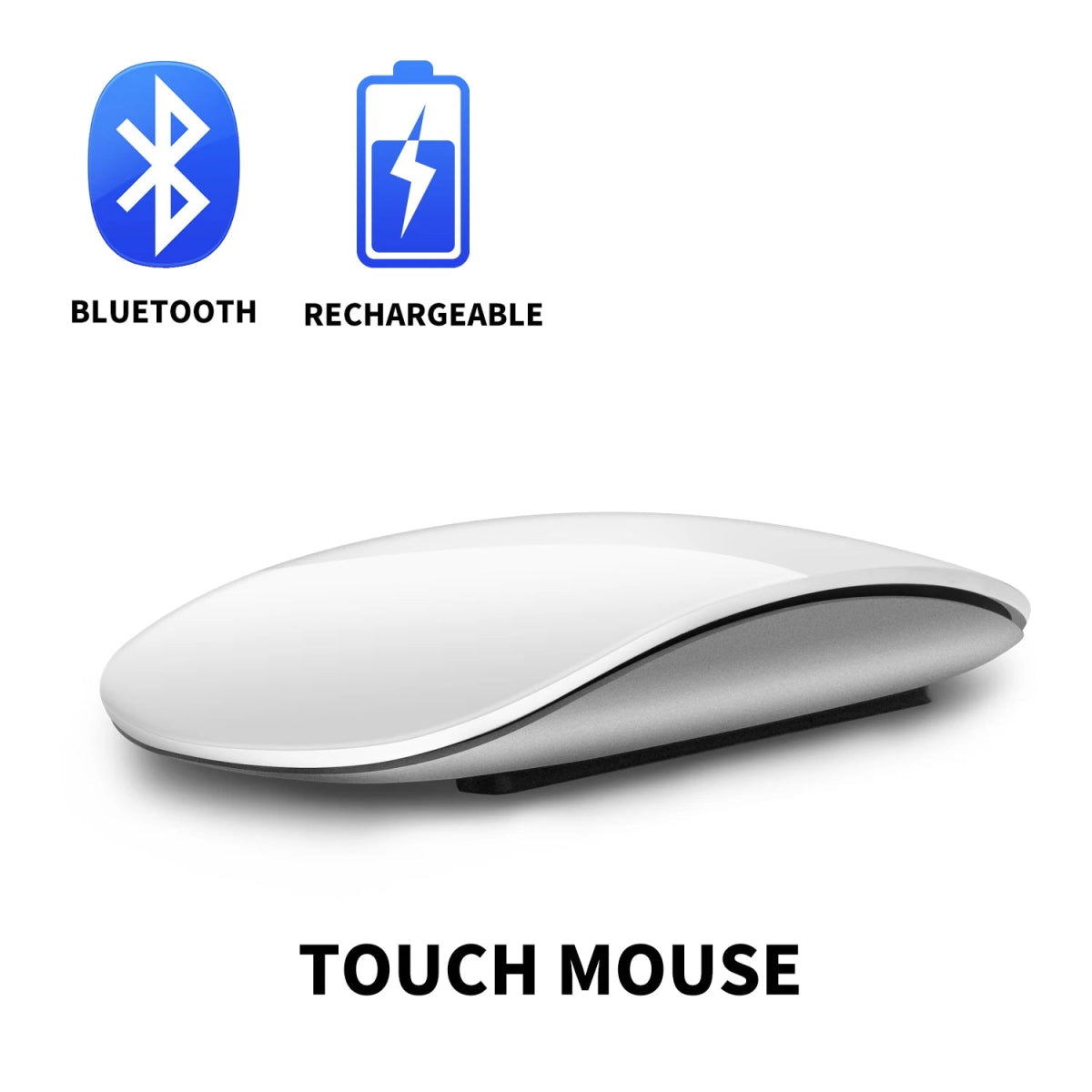 Cat Shop Boys - Bluetooth 4.0 Wireless Mouse Rechargeable Silent Multi Arc Touch Mice Ultra - thin Magic Mouse For Laptop Ipad Mac PC Macbook