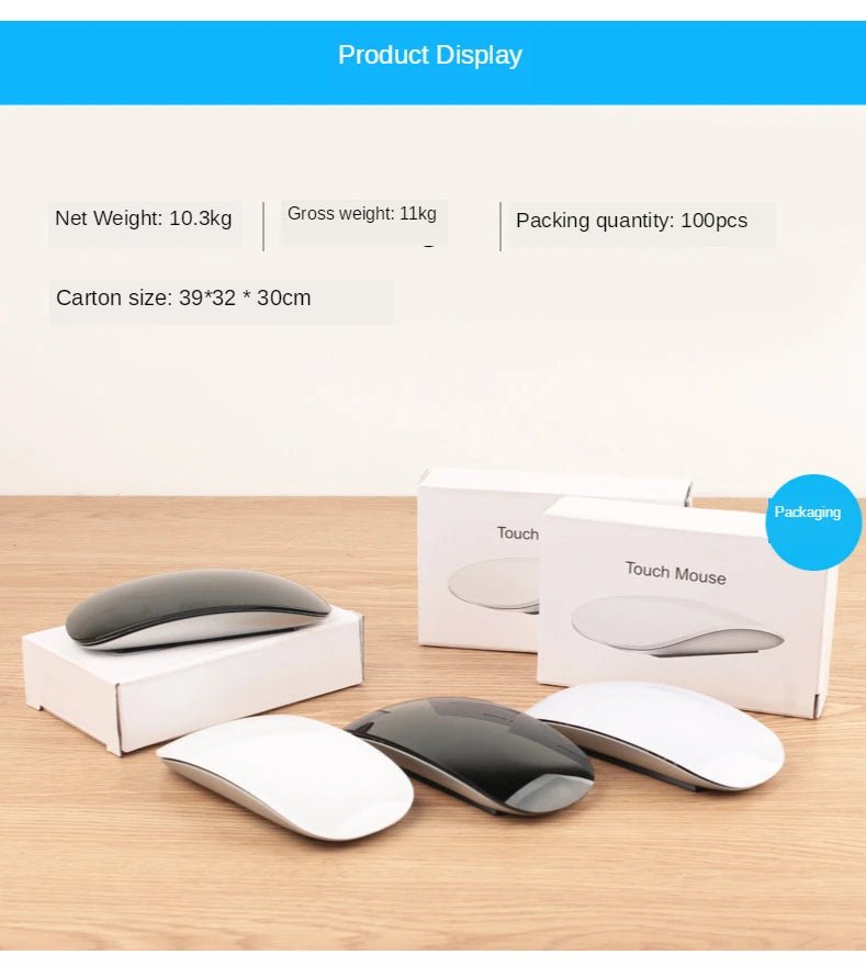 Cat Shop Boys - Bluetooth Wireless Magic Mouse Silent Rechargeable Laser Computer Mouse Slim Ergonomic PC Mice For Apple Macbook Microsoft